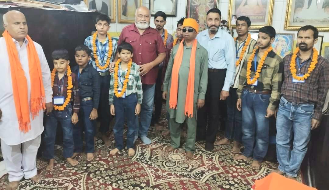 Mahatma Gandhi Jayanti celebrated at Saint 108 Narayan Das Blind School
